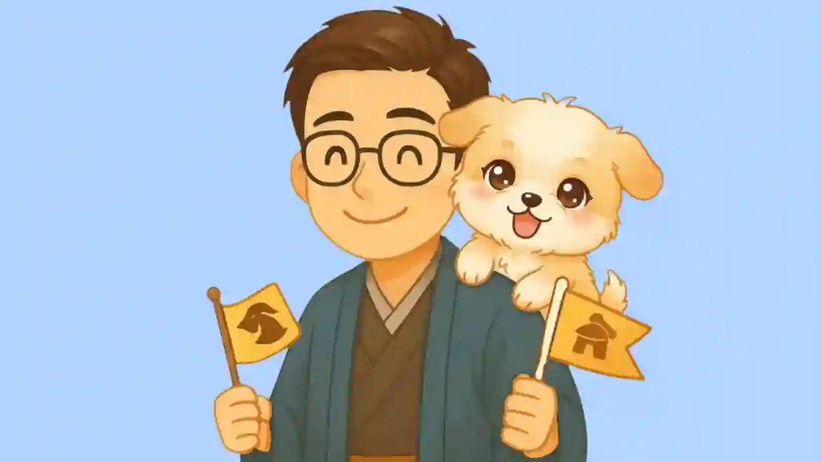 たかと白のマルプーのめる（ちびキャライラスト）