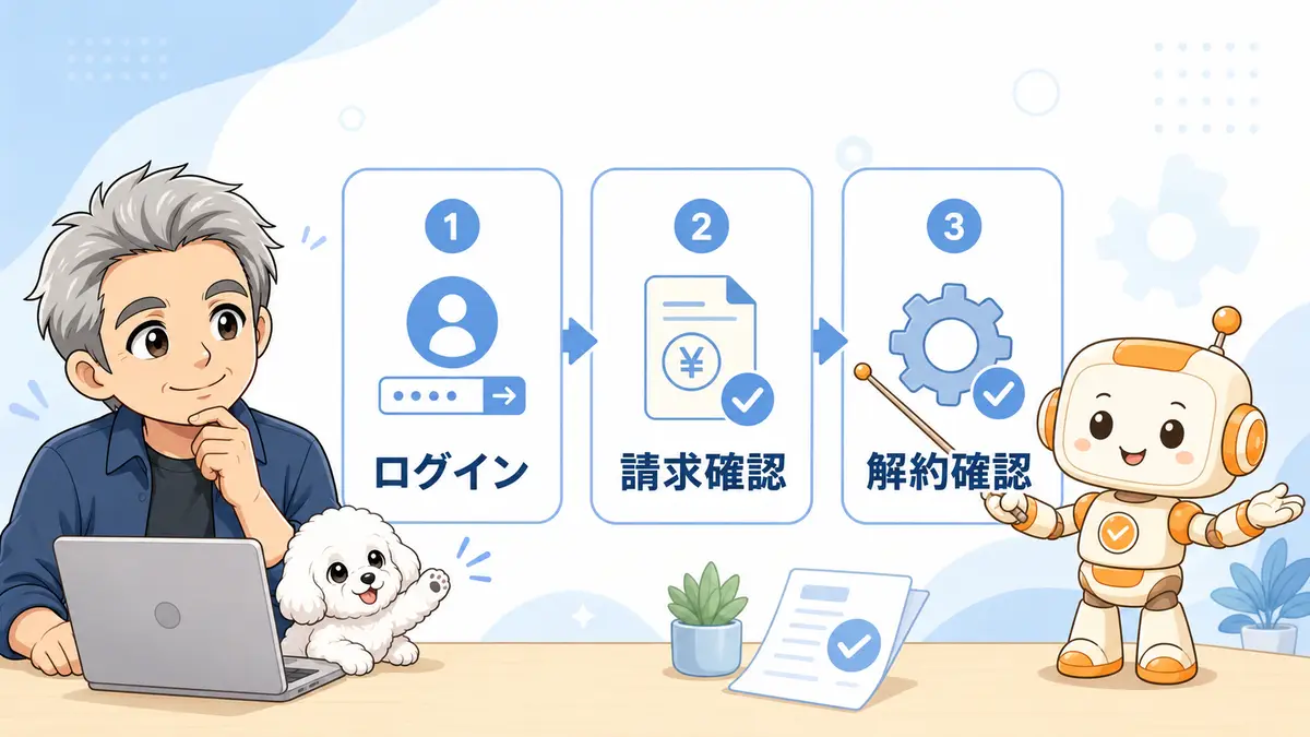 Claude Cowork解約後の利用終了日や更新日を確認するたかとコワークン