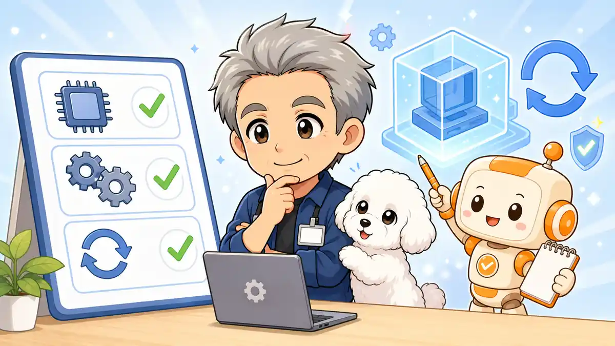 Hyper-VとVM設定を確認してClaude Coworkの起動問題を直すたかとコワークン