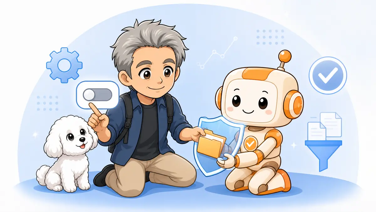 設定をオフにし、必要な情報だけを安全に渡すたかとコワークン