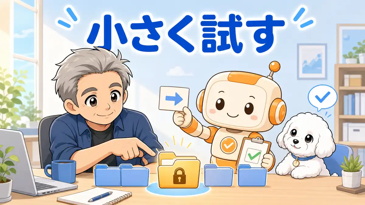 Claude Coworkへ触れさせる範囲を決めて小さく試すたかとコワークン