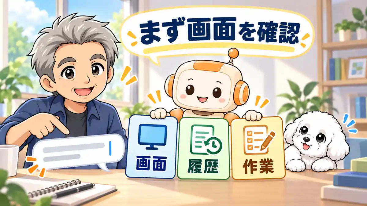 Coworkが消えたときに画面と履歴を確認するたかとコワークン