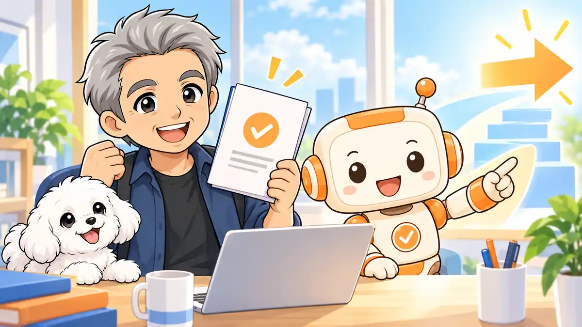 無料で試した成果物をもとにAIスクールが必要か判断して次へ進むたかたち